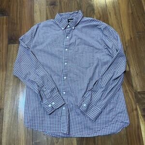 Bonobos Men's XL Plaid Button-Down Shirt Long Sleeve Multicolor